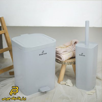 سطل سرویس بهداشتی دوجداره و فرچه اکونومی لیدوما (دو حالته)